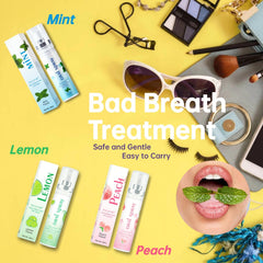 Packaged three bottles of 0.68 fl oz 3PCS Oral Breath Spray