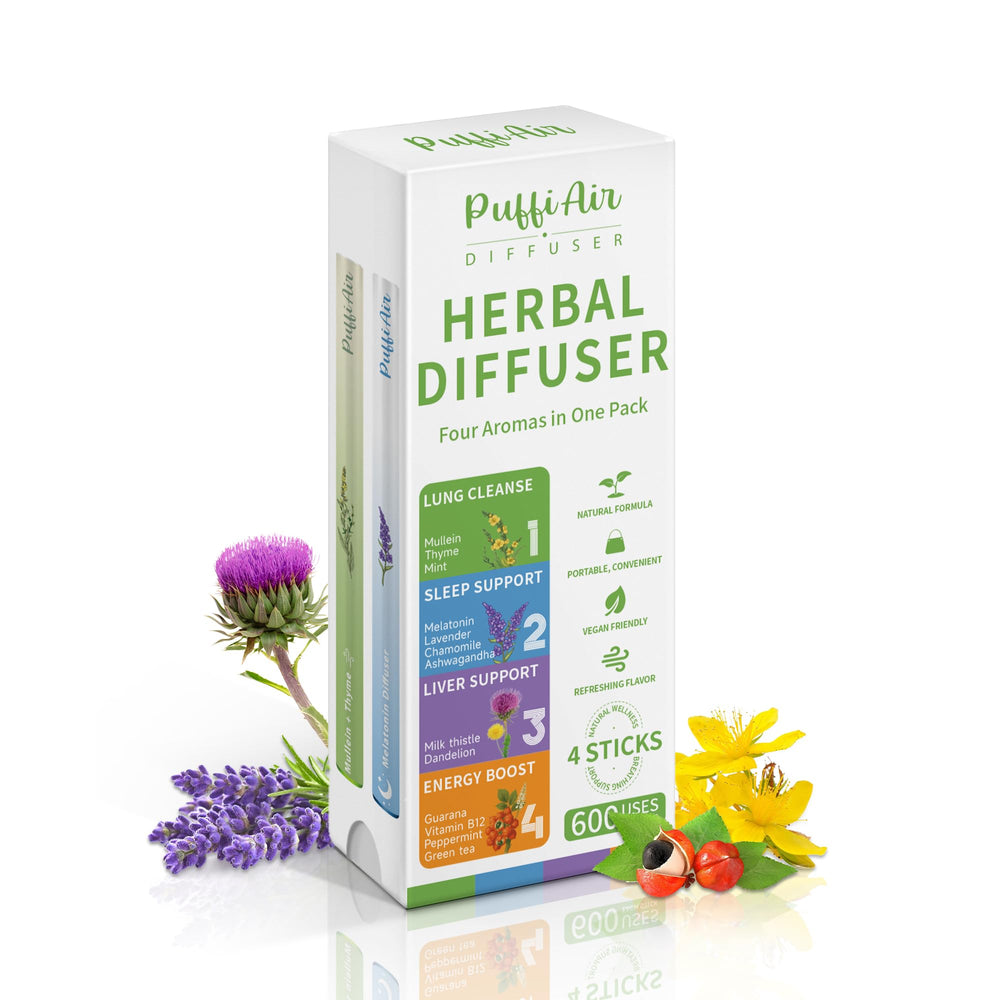 Hero image of the 4-in-1 Wellness Herbal Diffuser Bundle