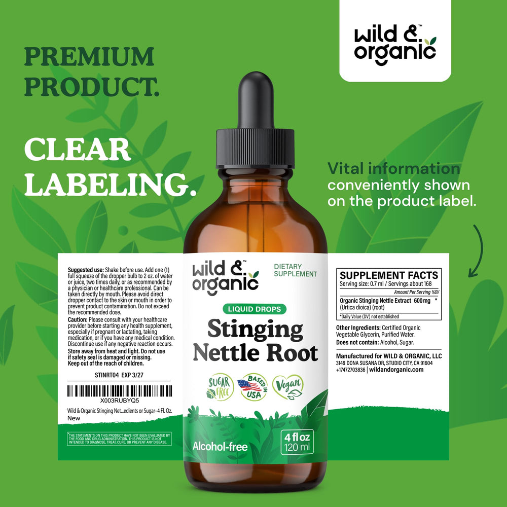 Close-up of 4 oz bottle label