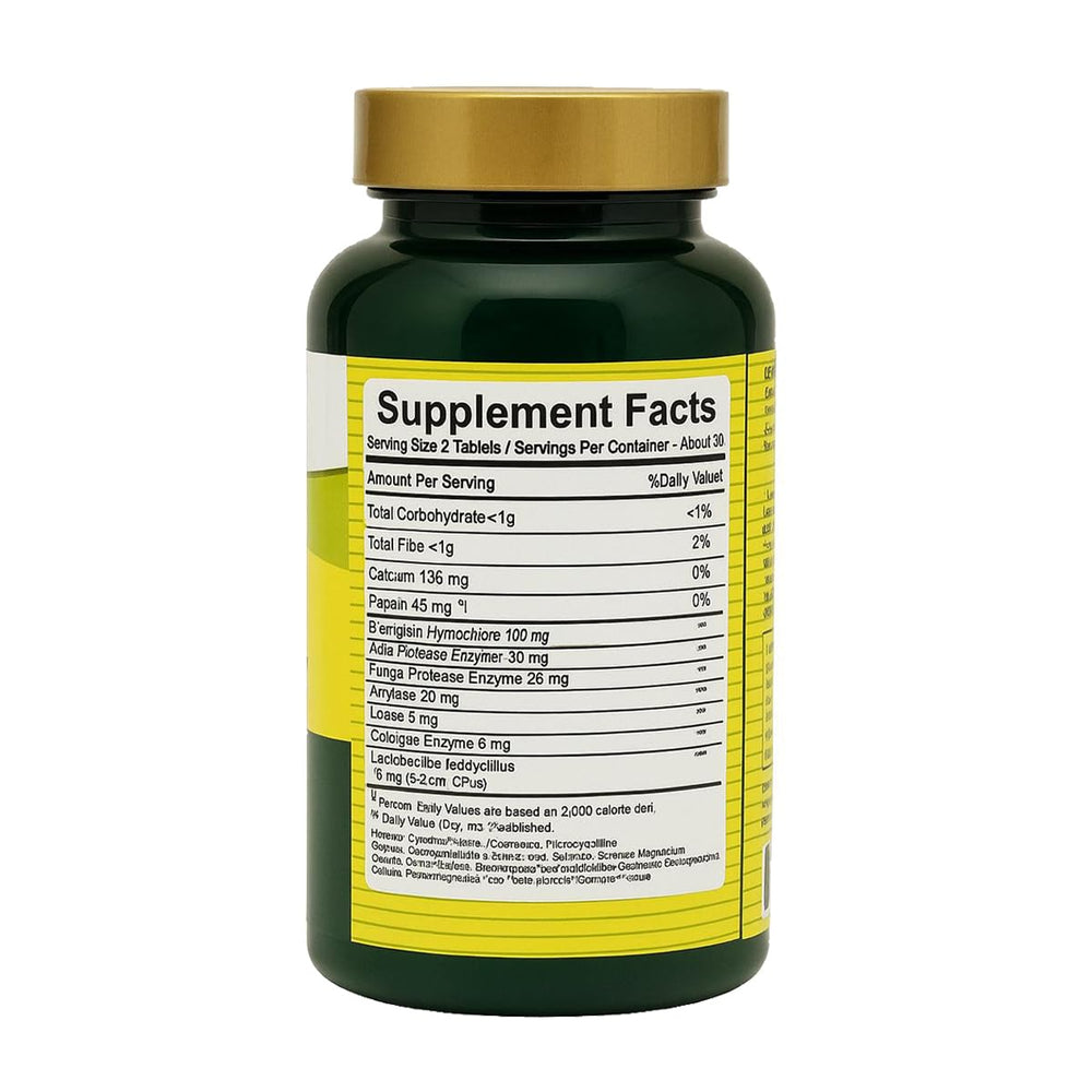 Close-up of probiotic capsules