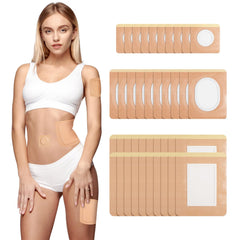 Assorted 40 self-adhesive castor oil patches