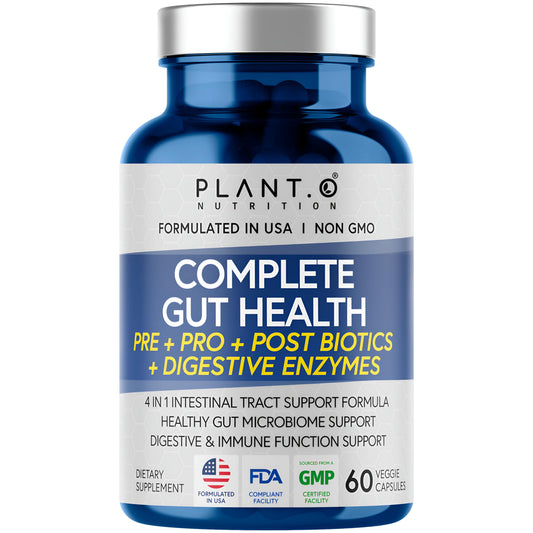 4-in-1 gut health supplement concept image