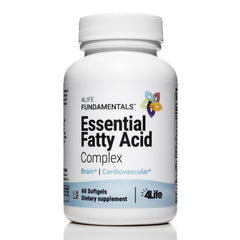 Label on bottle of 4Life Essential Fatty Acid Complex