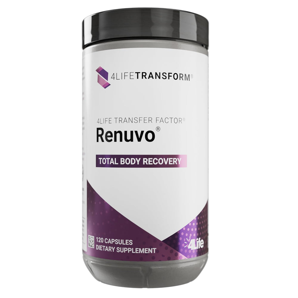 4Life Transfer Factor Renuvo bottle with 120 capsules - front view