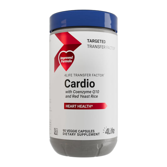 Bottle of 4Life Transfer Factor Cardio with 90 capsules