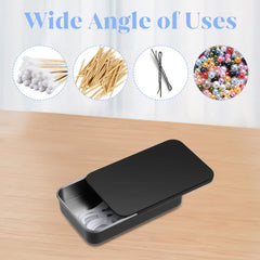 Travel-ready dental floss cases with refillable storage.