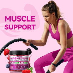 Made in USA label on 5-in-1 Magnesium Glycinate Gummies bottle