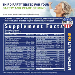 5-MTHF folate illustration for methylated vitamin