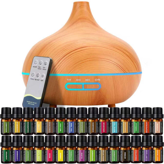 550ml Aroma Diffuser with Essential Oils Set - main product photo