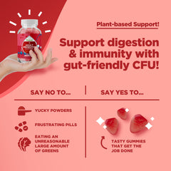 Gummy vitamins with 5 billion CFU per serving