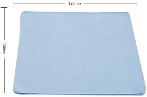 Close-up of microfiber texture on cleaning cloth