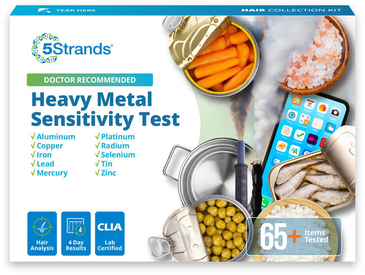 5Strands Heavy Metal Sensitivity Test kit and at-home sample collection