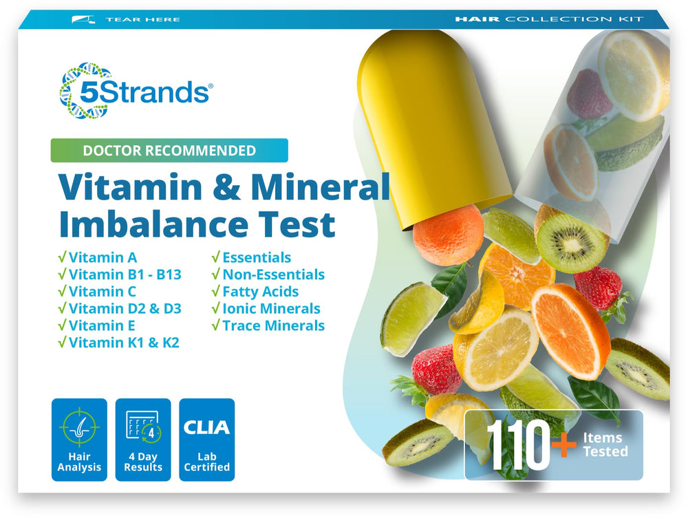 Hair sample collected for 5Strands Nutrition Test