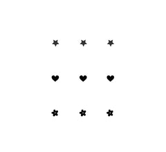 5X2Y Tattoo Tech tiny heart star on wrist demonstrates waterproof durability