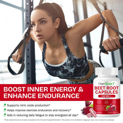 60 count box of beet root capsules for daily use