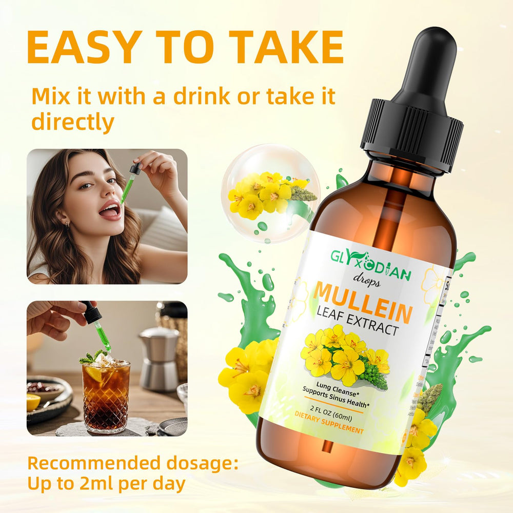60-day supply of mullein leaf extract drops