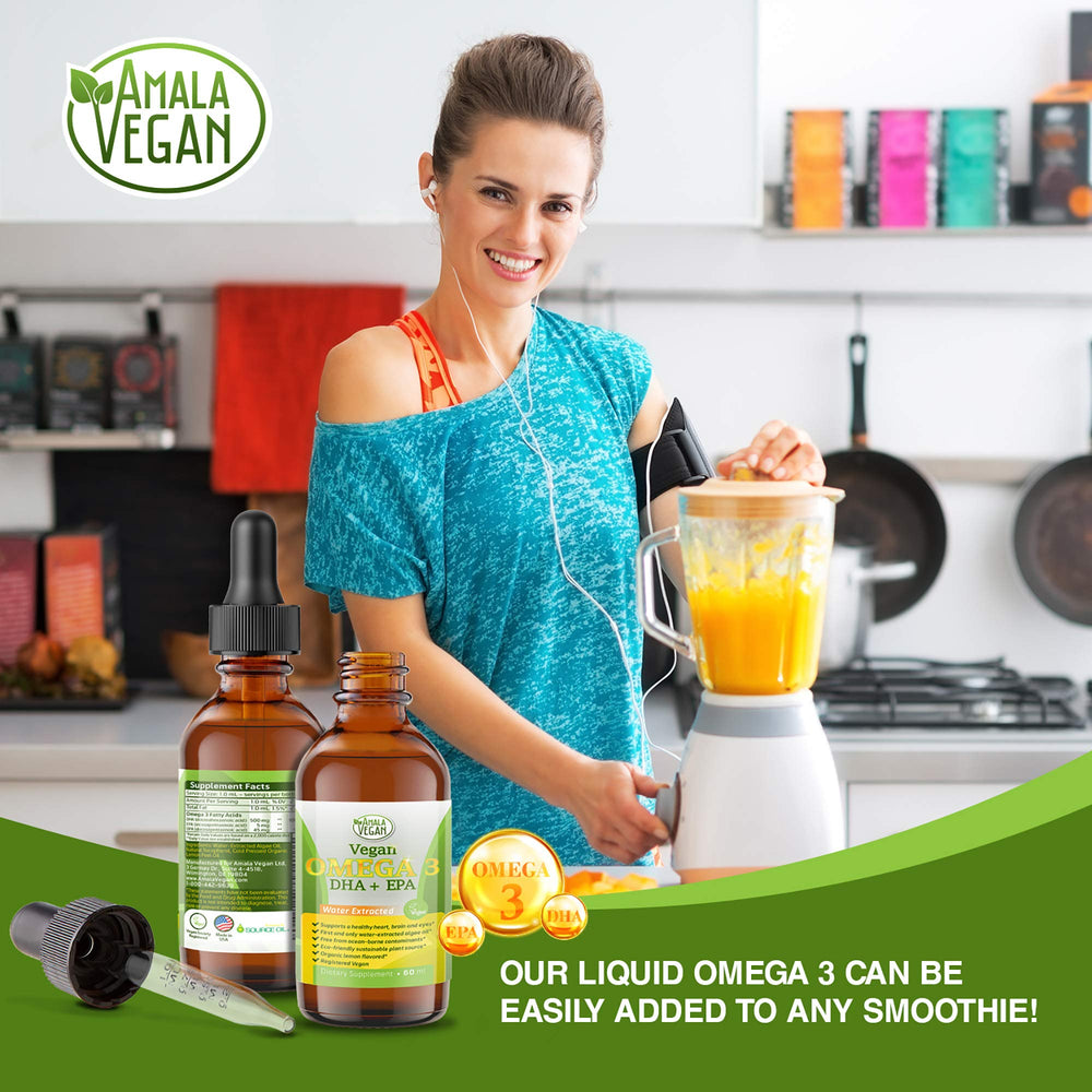 60-dose bottle of omega-3 liquid supplement