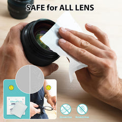 Scratch-free and streak-free lens cleaner