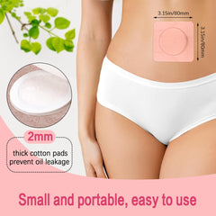 2mm thick organic cotton pad inside anti-leak frame