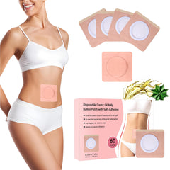 Travel-friendly, compact castor oil patch wrap kit