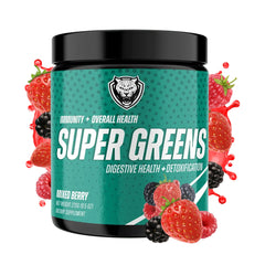 Jar of 6AM Run Organic Super Greens Powder