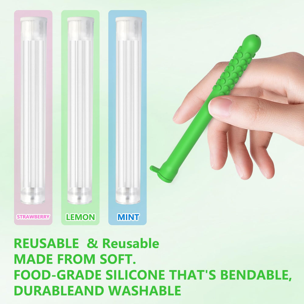 Box packaging for the 6pcs flavored chewable sticks