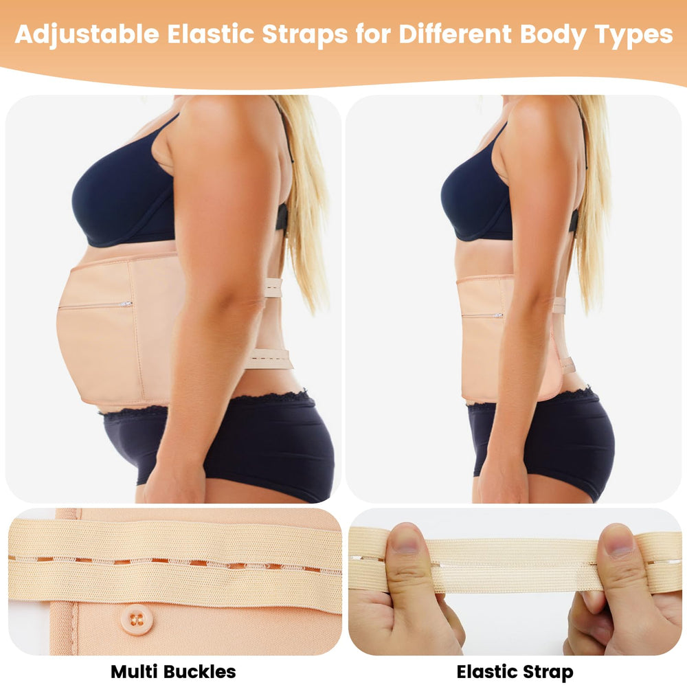 Castor oil pack wrap for thigh