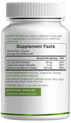 8-month bulk supply bottle of supplement