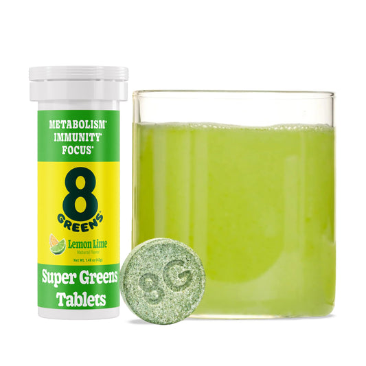 8Greens Supergreens Tablets bottle front