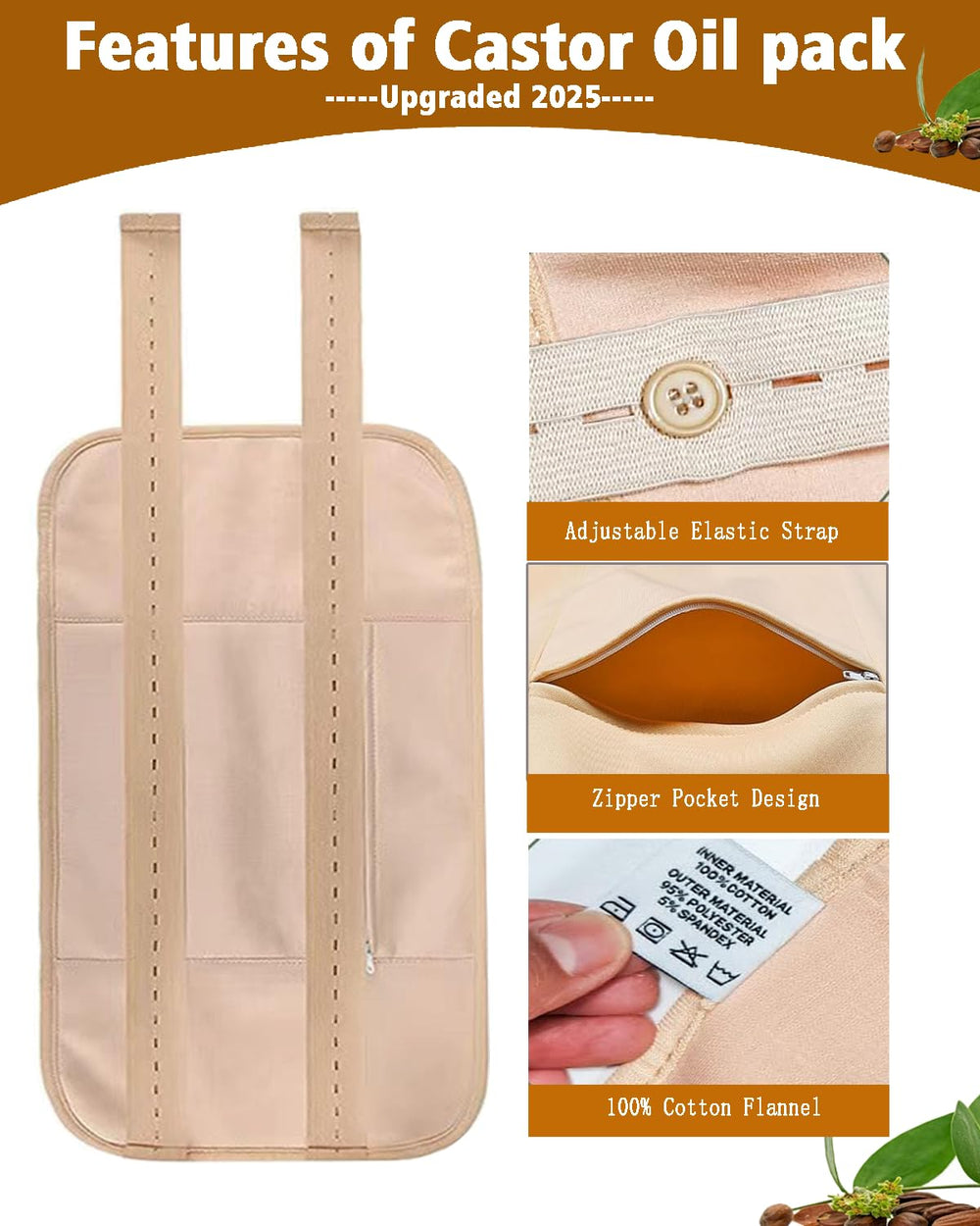 Castor oil pack for feet (2)