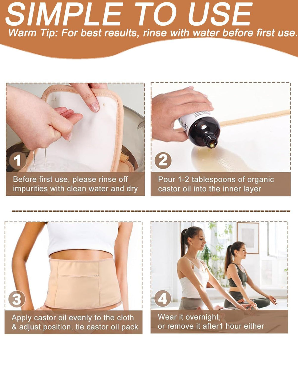 Castor oil wraps for knee (1)