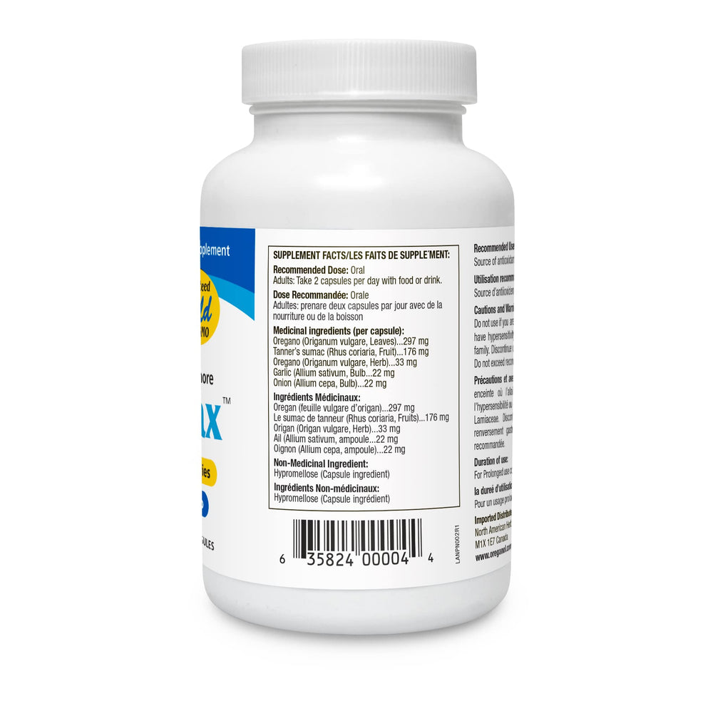 Packaging showing 90 servings per bottle