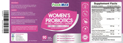 90-count veggie capsules package for women probiotic