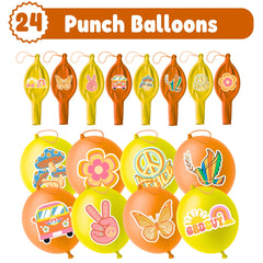 91BALLOONS groovy tattoos easy application with no scissors, ideal for classroom rewards