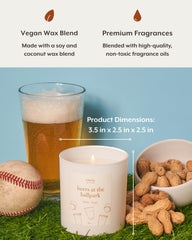 9oz glass jar with removable lid