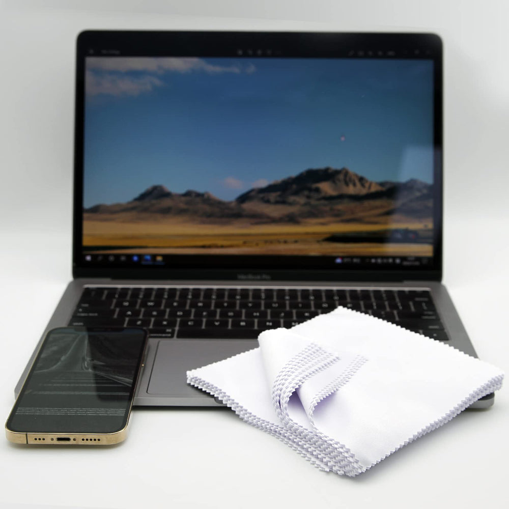 Cloths used on lenses and camera lenses for smudge-free clarity.