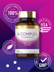 Laboratory tested ingredients badge for Carlyle B-Complex