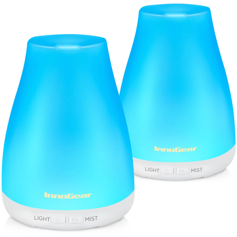 InnoGear Essential Oil Diffuser 2-Pack on white background