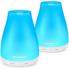 InnoGear Essential Oil Diffuser 2-Pack on white background