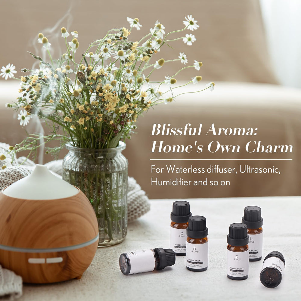 Gift-ready packaging for JCLOUD Hotel Diffuser Oils Set