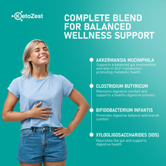 Close-up of ingredients including XOS prebiotic