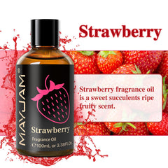 Strawberry fragrance oil used in a diffuser setup
