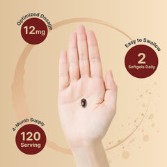 Astaxanthin softgels in sunflower oil carrier