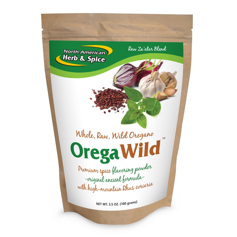 OregaWild Raw Za’atar Flavoring Blend 3.5 oz jar