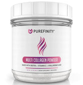 Front view of PUREFINITY Collagen Peptides for Women bottle (unflavored, 10.7oz)