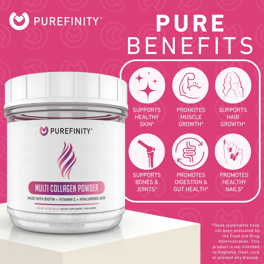 Ingredients highlight: Type I, II, III, V & X collagen with Biotin and Hyaluronic Acid