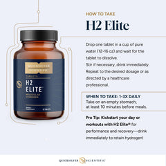 Quicksilver H2 Elite packaging and tablets