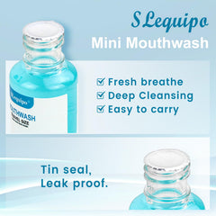 Mint flavor mouthwash bulk pack, travel size 1.2 fl oz