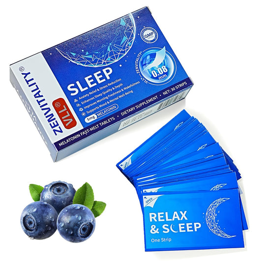VLL Melatonin 5mg fast-melt tablets packaging box