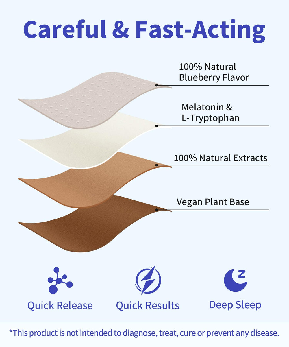 VLL Melatonin ingredients including magnesium and herbal extracts